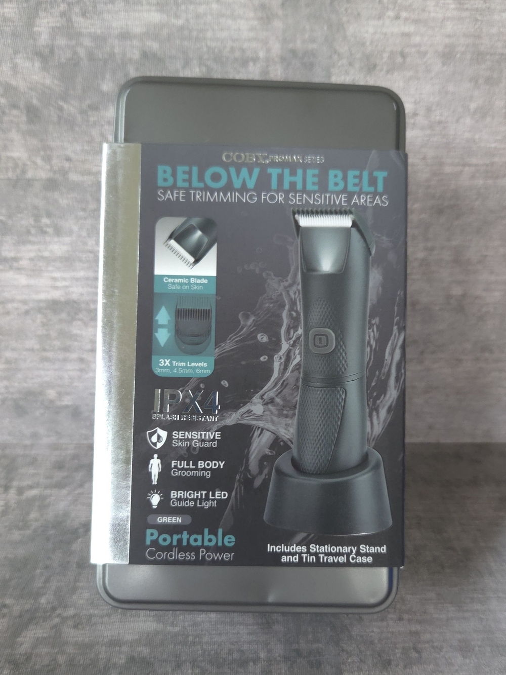 Below The Belt Black Rechargeable Sensitive-Area Trimmer - Picture 3 of 3